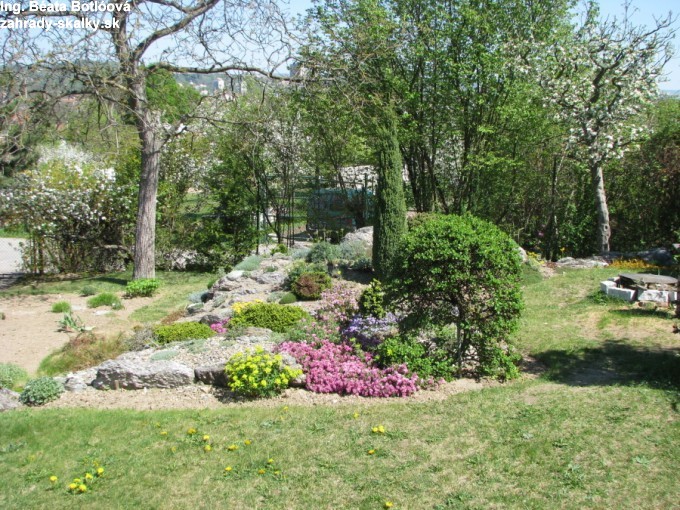 Záhrada a skalky M.Martana